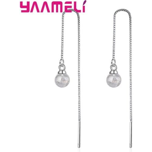 Charm Fashion 925 Sterling Silver Jewelry For Women Pretty Wedding Accessories Warm Gray Beads Rounded Stone Party Gift