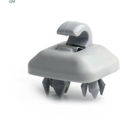1Pcs Car Sun Visor Hook Clip Bracket Replacement Grey 13MF