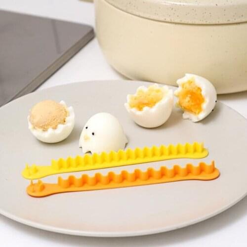 2 Pcs Fancy Cut Eggs Cooked Eggs Cutter Household Boiled Eggs Creative Tools Bento Cut Flower Shaped Kitchen Accessories New
