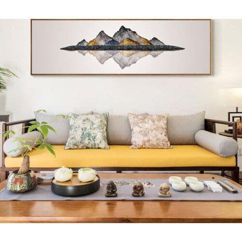 Abstract Art Oil Painting Posters and Prints Wall Art Canvas Painting Igneous Rock Mountain Pictures for Living Room Home Decor
