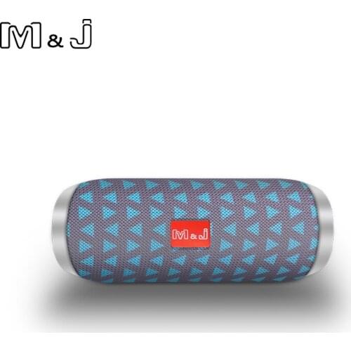 M&J TG117 Bluetooth Speaker Outdoor mini soundbar Waterproof Portable Wireless Column Loudspeaker with TF FM USB Aux for xiaomi