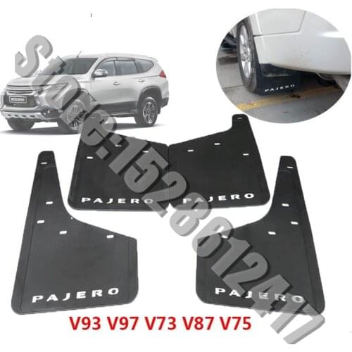 For Mitsubishi PAJERO V97 V93 V73 V87 V75 2007-2020 ABS Car Mud Flaps Mudflaps Splash Guards Mud Flap Mudguards Fender