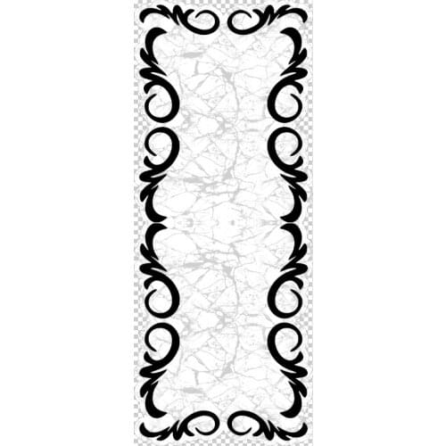 Black and White Polka Dot Kitchen Carpet