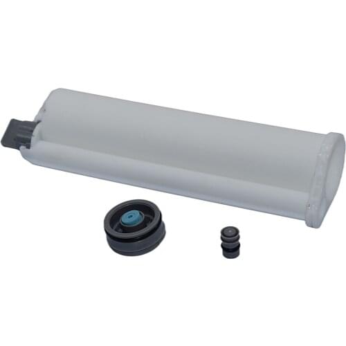 75ML Two Component Epoxy Resin Dispenser Tube 10:1 Mix Ratio Empty Dual Cartridge AB Epoxy Gun Cartridge Mixer for 75ml Glue Gun