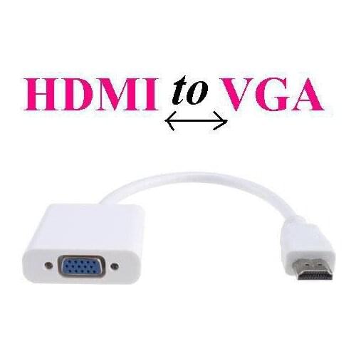 HDMI Male to VGA Female Video Cable Cord Converter Adapter for PC Laptop HDMI to VGA Cable Adapter Converter * 100pcs/lot