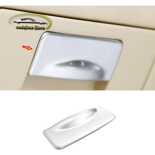 ABS Matte For Toyota Highlander Kluger 2014-2018 Accessories Car Styling Car Master Driver Glove Box Handle Bowl Cover Trim