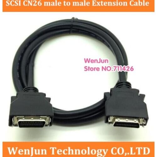 SCSI26 male to male extension cable 26P CN Slot Type SCSI 26 pins terminal breakout board 1.5M/3M