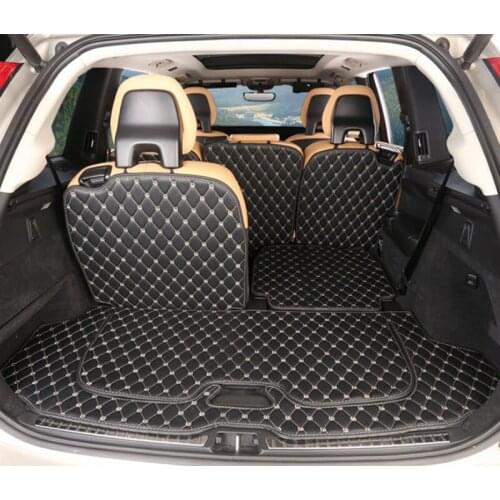 For Volvo XC90 2015-Present Car Boot Mat Rear Trunk Liner Cargo Floor Carpet Tray Protector Internal Accessories Mats