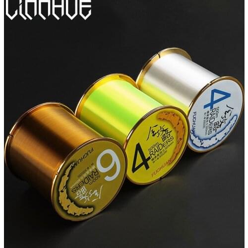 LINNHUE 500M 10-42LB Nylon Fishing Line Long Shot Durable Monofilament Japan Material Freshwater Carp Fishing Accessories 3color