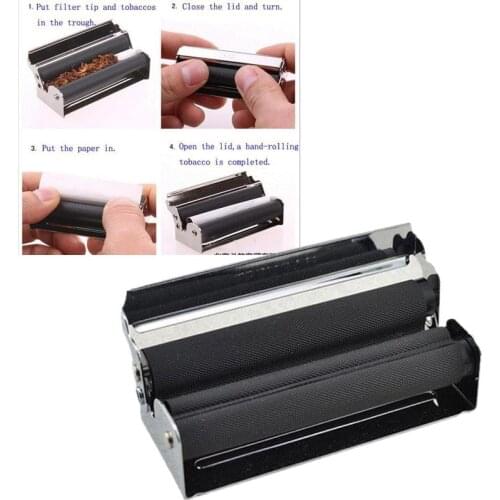 DIY Cigarette Filling Roller Machine Tools Tobacco Cutting Cigarette Machine Roller Filling Metal Roller Smoking Accessories