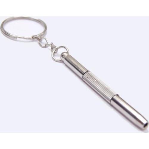 Mini 3 in 1 Multi-function Metal Screwdriver Tool Keychain For Cell Phone Camera LX6958