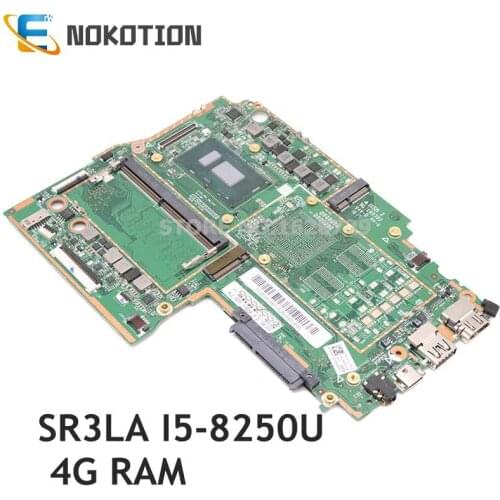 NOKOTION For LENOVO IdeaPad 330S-15IKB Laptop Motherboard 5B20R07295 5B20S71219 With SR3LA I5-8250U CPU 4GB RAM