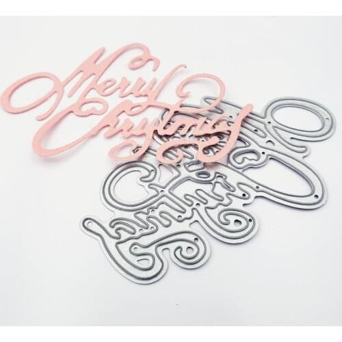 PANFELOU Merry Easter words metal craft paper die cutting dies hot sale Scrapbooking/DIY New year Easter Embossing mould