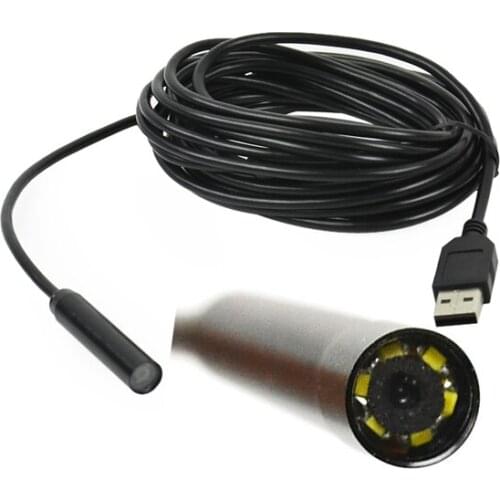 By DHL or EMS 50 pieces Portable Industrial Video Inspection Waterproof Camera Endoscope Snake Borescope 70mm Diameter 5M Cable