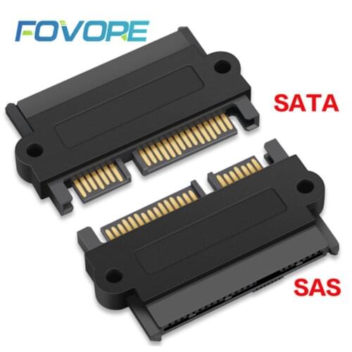 Professional SATA to SFF-8482 SAS 180 Degree Angle Adapter Converter Straight Head for motherboard