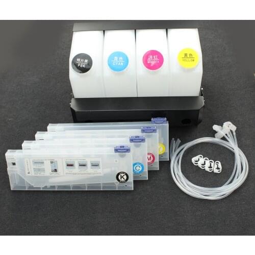 4 colors CISS bulk ink system for Roland/Mimaki/Mutoh wide format printer bulk ink system (4 tanks+4 cartridges)