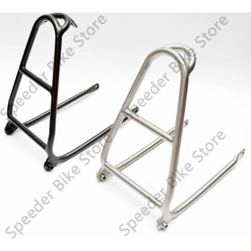 Aceoffix Brompton Bike Rack Q Rear Shelf titanium 170g Ultralight Frame