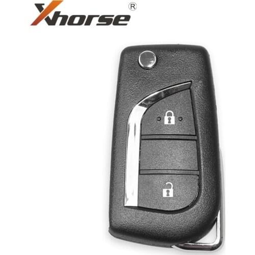 Xhorse VVDI2 XKTO01EN Universal Remote Key for Toyota 2 Buttons 1 Piece