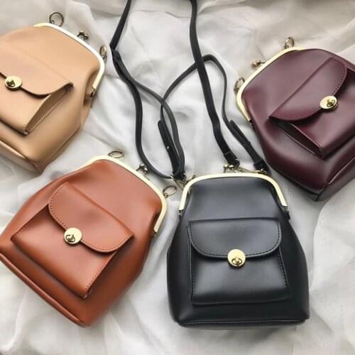 Vintage Clip Shell Crossbody Bags Women Designer Large Capacity Shouder Bag Luxury Pu Leather Tote Buckets Bag Ladies Big Purses