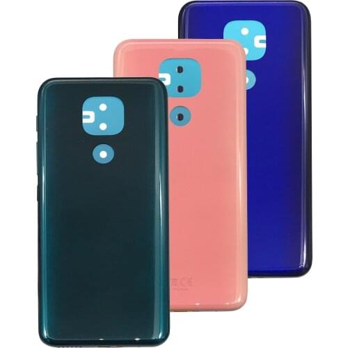 Back Cover Rear Cover Case Battery Door Housing For Moto G9 Plus Play With Adhesive