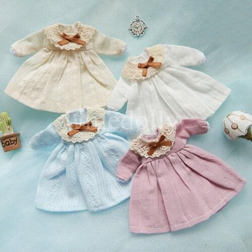 1PCS Vintage Style Obitsu 11 Doll Nightgown Dress for OB11 Doll Clothes Outfits Accessories