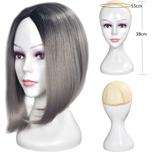 3D Simulator Eyes Female Mannequin Manikin Head Model Wig Cap Jewelry Hat Display Holder Stand Wig Stand Training Head