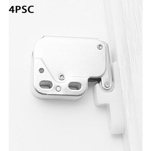 Push-type door lock locker trunk lock cabinet door touch spring buckle elastic spring door lock bolt locking function