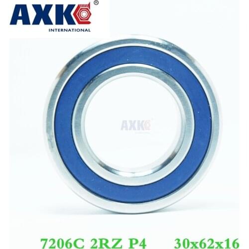 Axk 1pcs 7206 7206c 2rz P4 30x62x16 Sealed Angular Contact Bearings Speed Spindle Bearings Cnc Abec-7