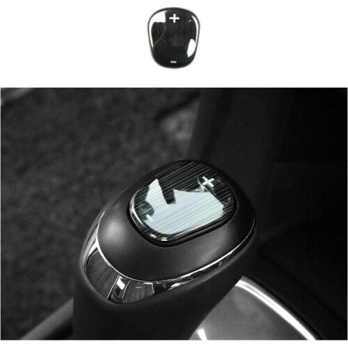 Black Titanium Console Gear Shift Knob Cover Trim For 2018-2021 Chevrolet Equinox Car modification Auto parts