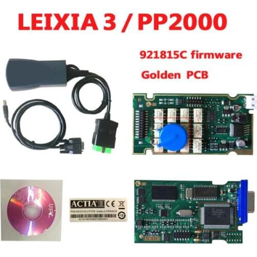 DHL Professional Lexia3 PP2000 Diagbox V7.83 PSA XS Evolution For Citroen/Peugeot LEXIA-3 FW 921815C Lexia 3 Normal Chip