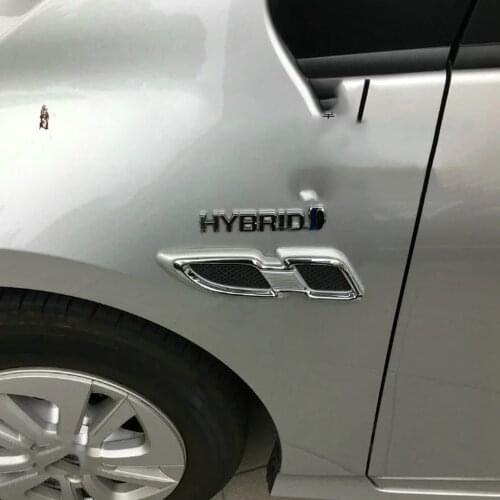 For Toyota Prius 2016 2017 2018 Car Styling Side Body Air Vent Covers Trim Fender Decoration Stickers Car Accessories