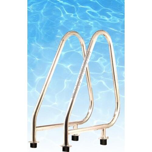304 stainless steel swimming pool escalator/draining stairs dark step grab bar escalator/swimming pool accessories