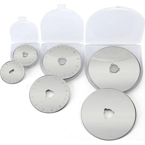 Leather Craft 23/45/60mm Rotary Cutter Leather Cutting Tool Fabric Cutter Circular Blade DIY Patchwork Sewing Quilting Fit Cut