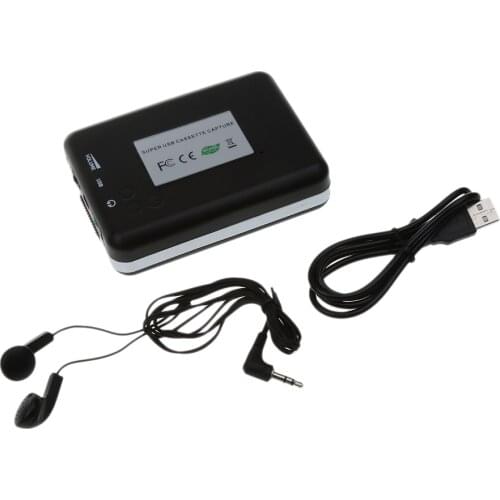 Music Classic USB Cassette Player Cassette to MP3 Converter Capture Audio Music Player Cassette Recorders Convert With Earphone