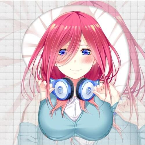 The Quintessential Quintuplets Figure 3d Anime Soft Gel Gaming Mouse Pad Mousepad Wrist Rest 5159 Gifts Man Adult Toy