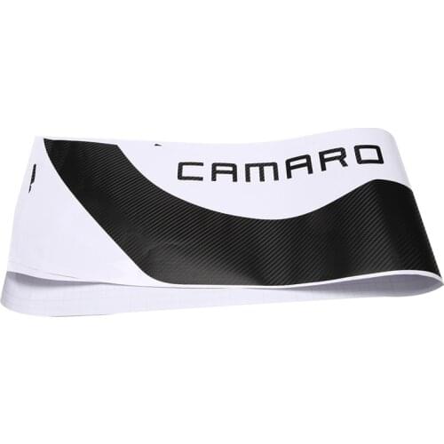 Carbon Fibre Look Car Door Anti-Kick Sticker Anti-Dirty Door Stickers Decoration for Chevrolet Camaro 2017