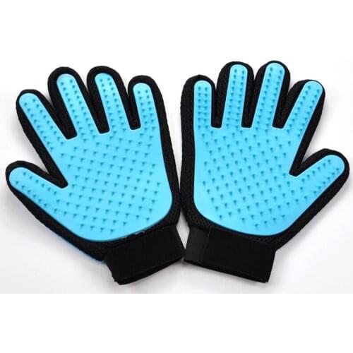 New Silicone Dog Toy for Brush Glove Deshedding Gentle Efficient Pet Grooming Glove Dog Bath Cat Cleaning Supplies Accessories