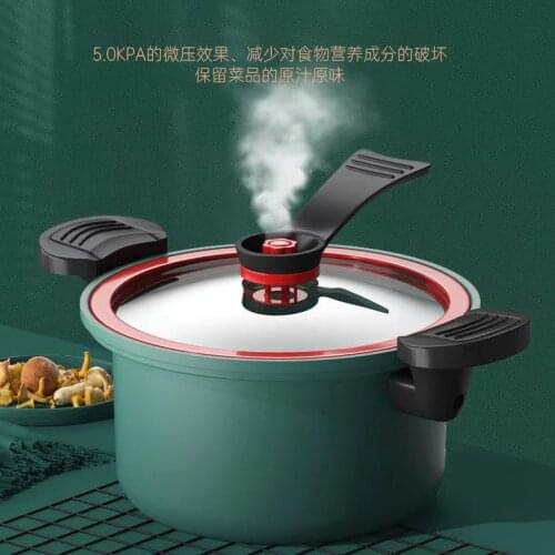 New vacuum micro-pressure cooker online celebrity e-commerce explosion pressure cooker stew pot non-stick pot opening gift pot