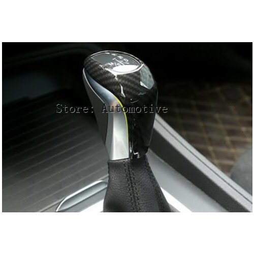New!! Carbon Fiber Style ABS Plastic Gear Shift Head Cover Trim For BMW X1 F48 2016/17 2 series 218i Gran Tourer F46 2015-2017