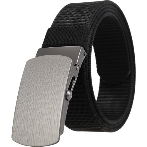 New Belt Nylon Woven Belt Mens Roller Buckle Belt Ly136-23549-1 Belts for Men Luxury Designer Brand