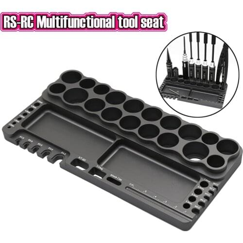 Screwdriver Repair Tool Shelf Hex Screwdriver Tool Kit Stand Holder Tool Storage Rack 18 Holes Bracket Wrench for all RC car