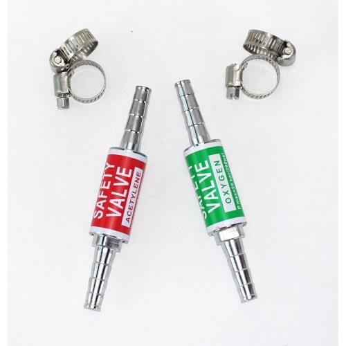 Safety Valve Flashback Arrestor Oxygen Acetylene/Fuel Welding/Cutting Torch 8mm or 6mm Hose Flame Buster
