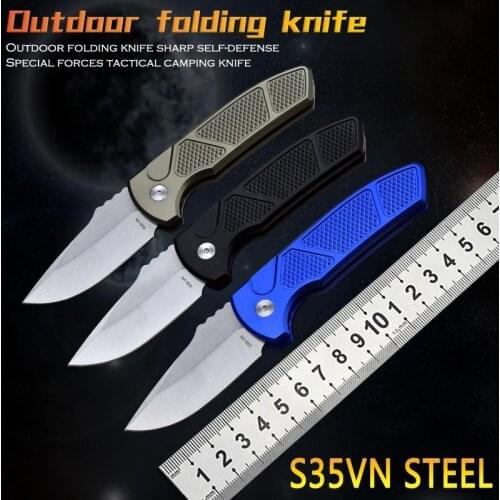 New folding knife ProTech S35VN blade camping survival pocket outdoor knife survival kitchen EDC tactical tool fruit knife