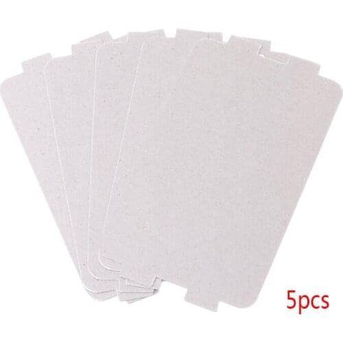 5Pcs Microwave Oven Mica Plate Sheet Thick Replacement Part 107x64mm For Midea
