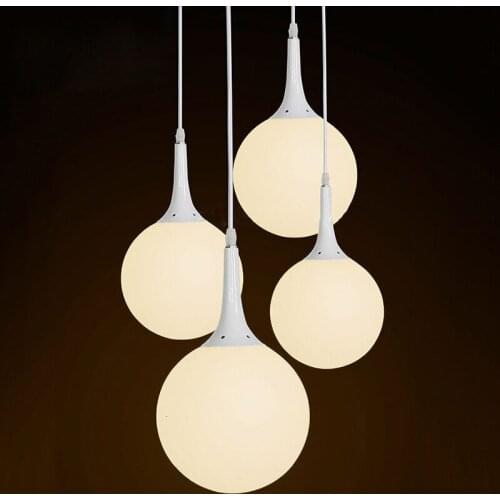 Modern led glass ball pendant light hanging lamp light fixtures kitchen fixtures commercial lighting living room bedroom