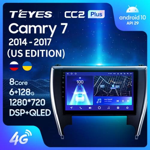 TEYES CC2L CC2 Plus For Toyota Camry 7 XV 50 55 2014 - 2017 US EDITION Car Radio Multimedia Video Player Navigation GPS Android No 2din 2 din dvd