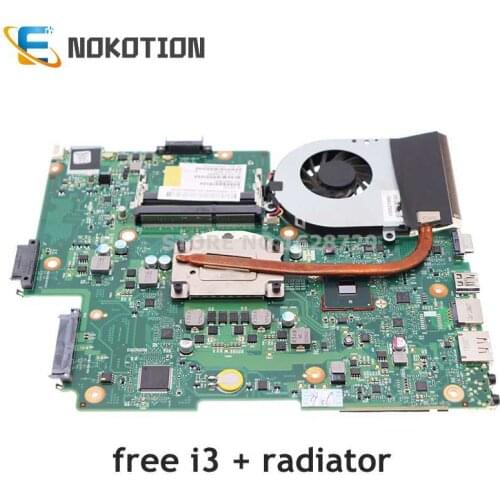 NOKOTION V000218080 V000218090 V000218010 For TOSHIBA L650 motherboard + heatsink+i3 fit for V000218030 V000218130 V000218020