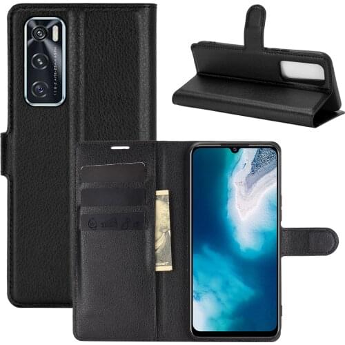 Y-70 Case for BBK Vivo Y70 (2020) 6.4in Cover Wallet Card Stent Book Style Flip Leather Protect black 70Y vivoY70 Y 70 Vivo70