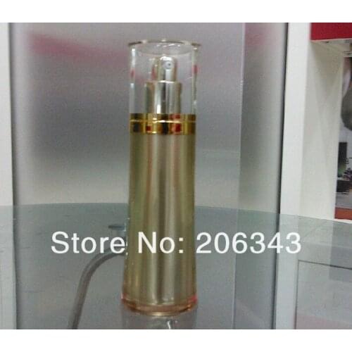 120ml Gold acrylic press pump lotion bottle,cosmetic container,Cosmetic Packaging