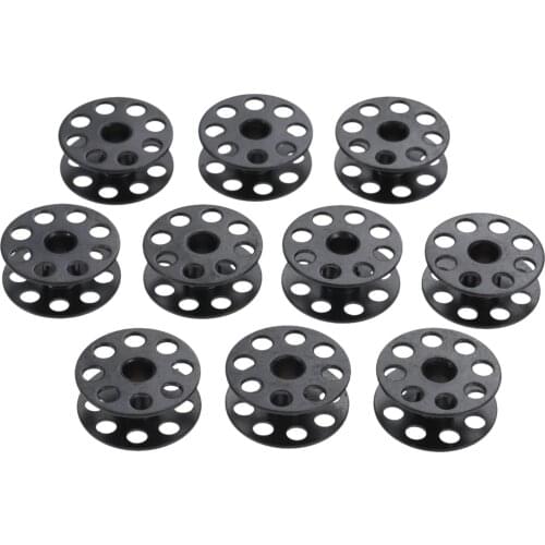 10PCS 25mm Carbide Steel Sewing Machine Bobbins Walking Foot For Industrial Single Needle Sewing Machines Black